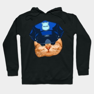 police Cat Hoodie